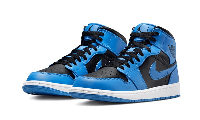 Air Jordan 1 Mid University Blue Black