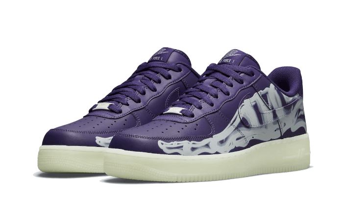 Nike Air Force 1 Low Purple Skeleton Halloween (2021)